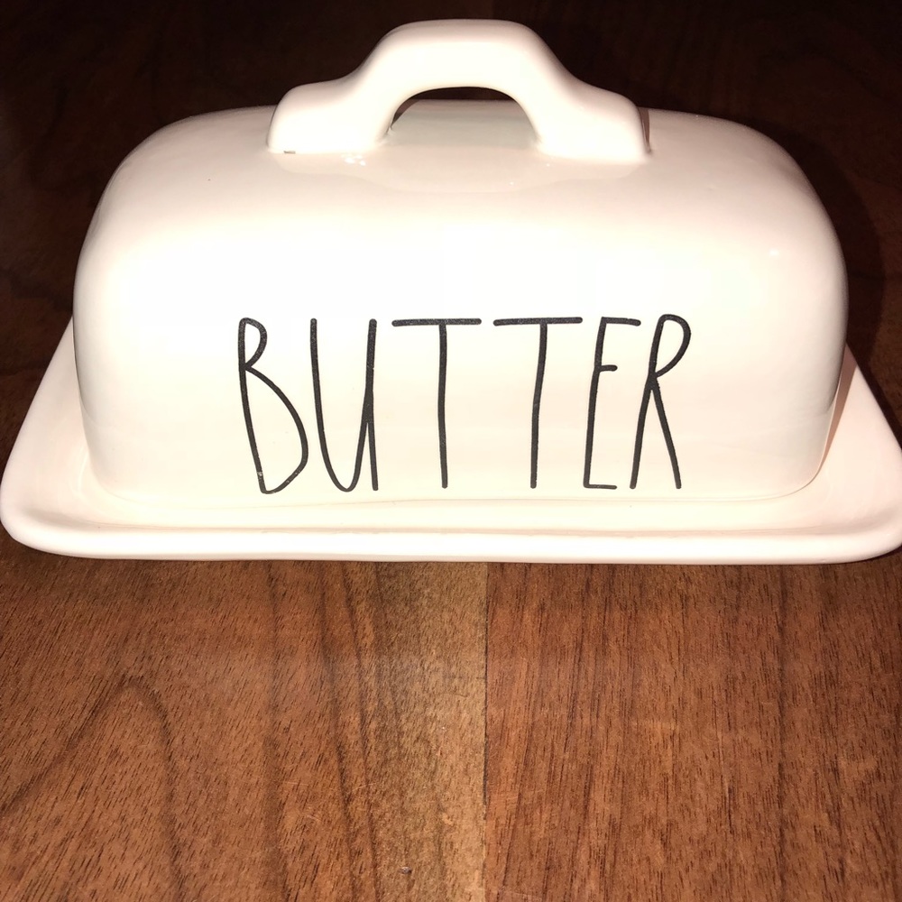 NWT rare Rae Dunn”Butter” LL covered Butter Dish